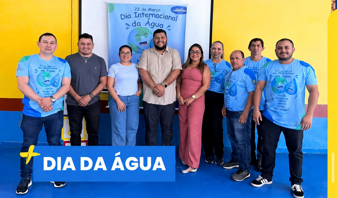 Imagem da notícia: SAAE promove encontro educativo na escola Santa Luzia do Macurany em alusão ao Dia Mundial da Água.