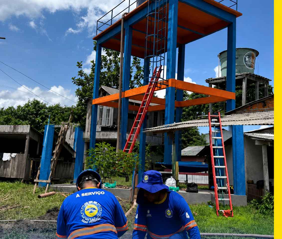 Imagem da notícia: Prefeitura amplia abastecimento de água e beneficia 300 ribeirinhos no rio Uaicurapá.