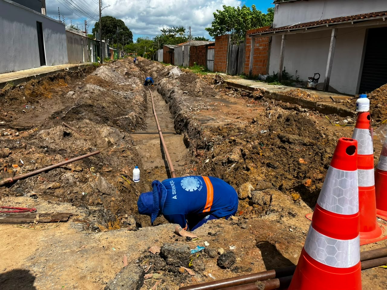 Imagem da notícia: Pascoal Alaggio I vai receber mais de 1,5 km de nova rede de abastecimento de água.